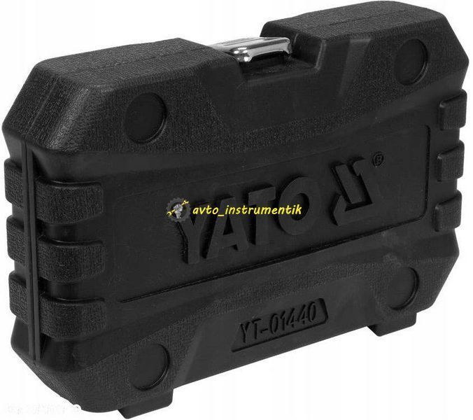 Набір ключів розрізних шарнірних 3/8", 6 пр., 12-19 мм, в кейсі Yato YT-01440 YT-01440 фото