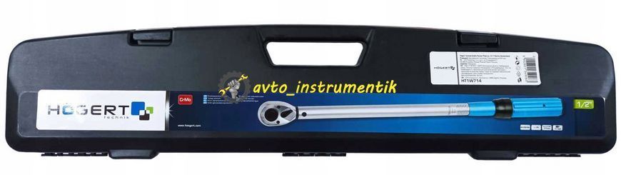 Ключ динамометричний з швидкою фіксацією 1/2", 60-330 Нм H&ouml;gert HT1W714 HT1W714 фото