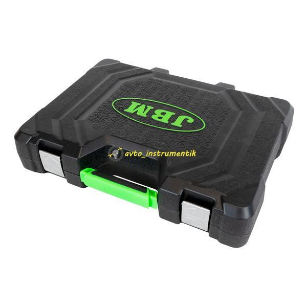 Набір інструментів з 12-гранними головками 1/2 "& 1/4", 113 од., 54047 JBM 54047 фото