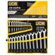 Набір ключів комбінованих, 25 пр., 6-36 мм, на полотні JCB Tools JCB-5261P36 JCB-5261P36 фото 1