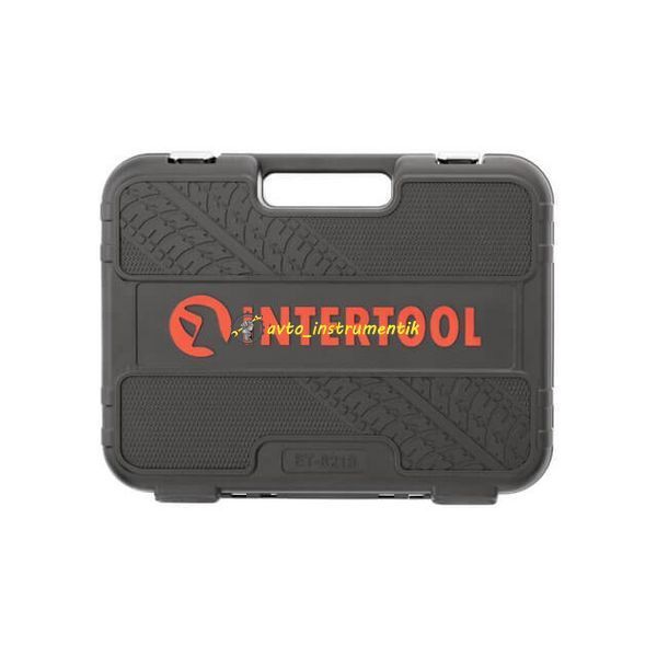 Набір інструментів 219 од., STORM, 1/2", 3/8", 1/4 ", Cr-V INTERTOOL ET-8219 ET-8219 фото