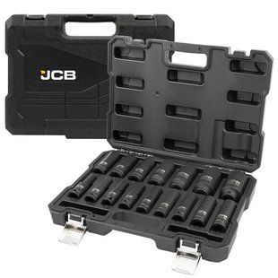 Набір головок ударних глибоких 1/2'' (6-гр.), 10-32 мм, 16 од. в кейсі JCB Tools JCB-4169-5MPB JCB-4169-5MPB фото
