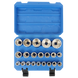 Набір головок 1/2'' (12-гр.), 8-36 мм, 21 од., в кейсі Viktec VT13883 VT13883 фото 3