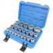 Набір головок 1/2'' (12-гр.), 8-36 мм, 21 од., в кейсі Viktec VT13883 VT13883 фото 2
