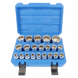 Набір головок 1/2'' (12-гр.), 8-36 мм, 21 од., в кейсі Viktec VT13883 VT13883 фото 1