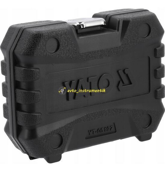 Набір головок TORX PLUS 1/4", 3/8", 1/2" EP4-EP32 , 19 од., в кейсі Yato YT-05197 YT-05197 фото