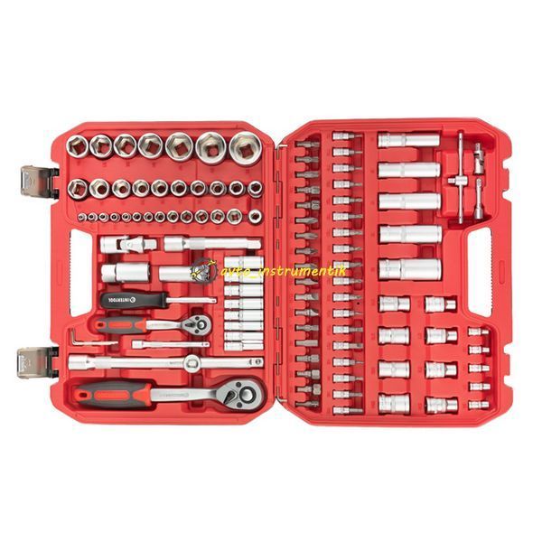 Набір інструментів 1/2", 1/4" 110 од. INTERTOOL ET-9108 ET-9108 фото